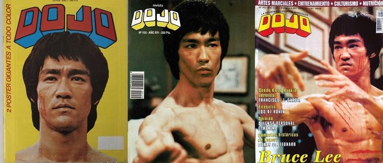Portada de tres revistas DOJO