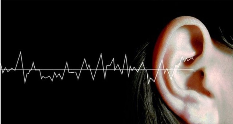 Ondas sonoras percibidas por oido femenino