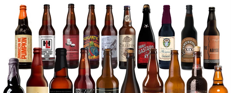 Imágenes de botellas de cervezas artesanales