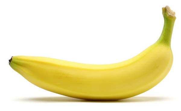 Fotografía de perfil de un plátano