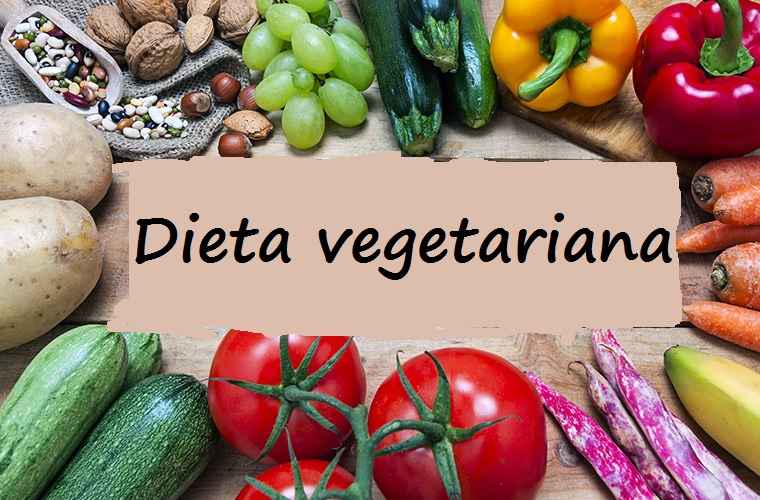 Fotografía de alimentos de origen vegetal y en el centro el texto 
