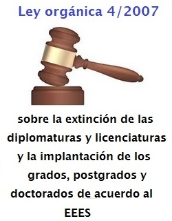 Resumen de la LEY ORGÁNICA 4/2007