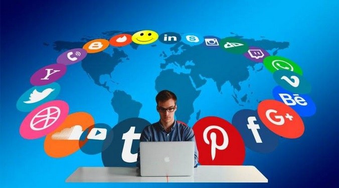 Iconos de las diferentes redes sociales