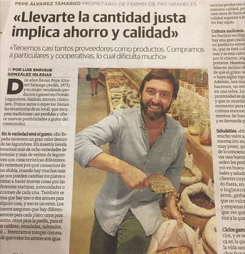Reportaje (foto y entrevista) a Pepe Alvarez Tamargo, propietario de Fermín de Pas