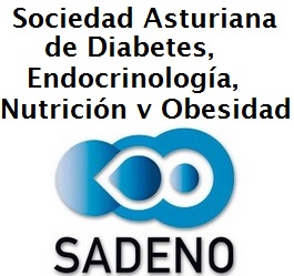 Logo de la Sociedad Asturiana de Diabetes, Endocrinología, Nutrición y Obesidad (SADENO) 
