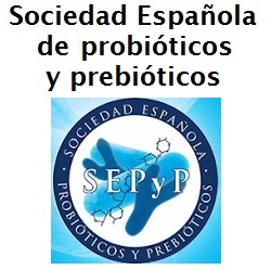 Logo de la Sociedad Española de prebióticos y Prebióticos (AEPyP)