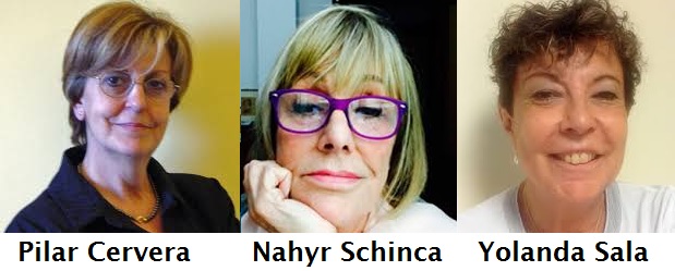 Izda: Foto de Pilar Cervera, Centro: Foto de Nahyr Schinca, Drcha: Foto de Yolanda Sala