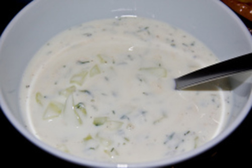Salsa de yogur con mayonesa light