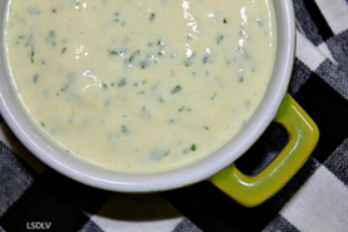 Salsa de yogur con mostaza y miel