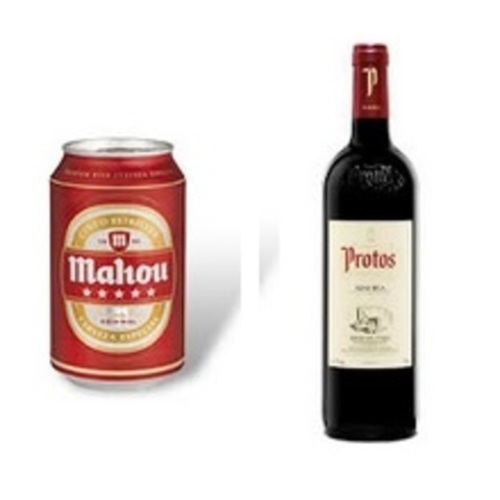 ¿Qué aporta más calorías una caña de cerveza o una copa de vino?