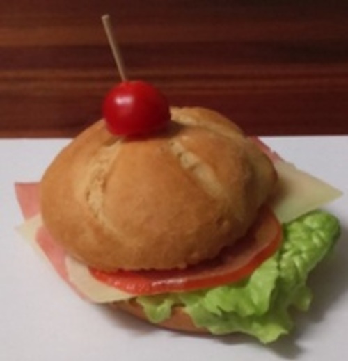 Cafetería El Cafetón: Vegetal con pan