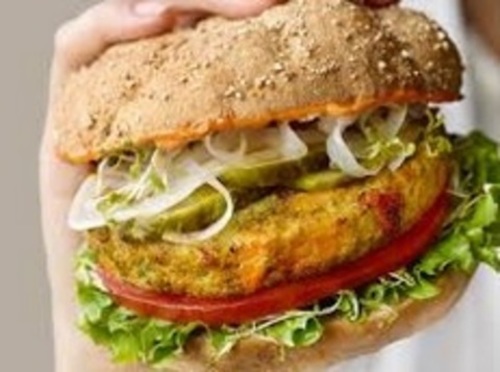 Hamburguesa de soja texturizada