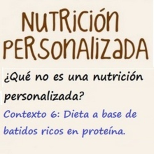 ¿Qué no es una nutrición personalizada? Contexto 6