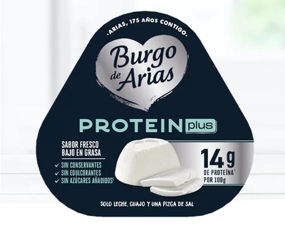 Queso fresco BURGO de ARIAS protein plus: ¿Merece la pena comprarlo en lugar de sus versiones entera o desnatada?