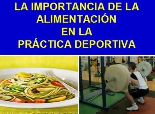 Charla: La importancia de la alimentación en la práctica deportiva
