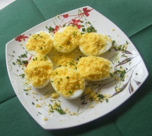 Huevo a la mimosa