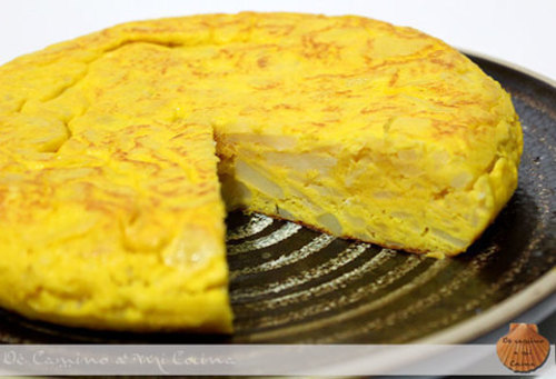 Tortilla de patata (con patata al horno)