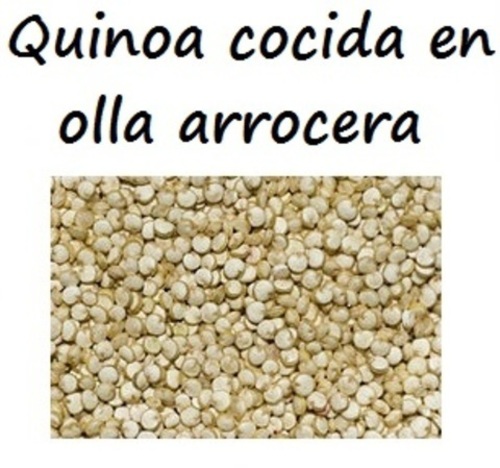 Quinoa cocida en olla arrocera