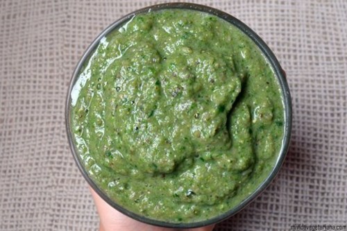 Salsa de mostaza con verduras